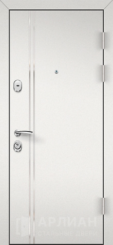 Фото «Порошковая дверь входная металлическая с зеркалом №76»